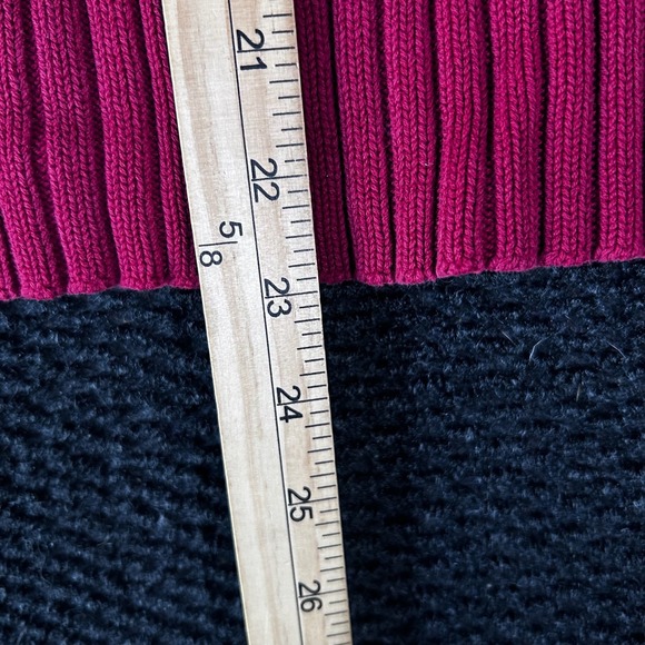 Lauren Ralph Lauren Women Ribbed Knit Boat Neck Long Sleeve Sweater Crimson Red - Picture 5 of 9